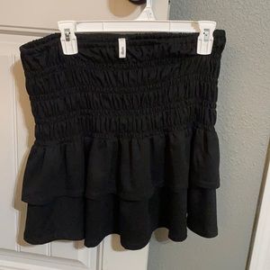 High Waisted Size L black skirt